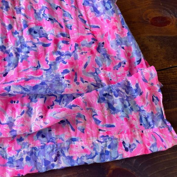 Lilly Pulitzer Colorful Coco Coral Crab Infinity Scarf One Size Women's OS Pink - Picture 5 of 5